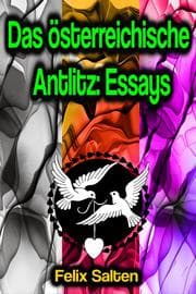 Cover von Das österreichische Antlitz: Essays