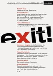 Cover von exit! Krise und Kritik der Warengesellschaft 22/2025