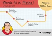 Cover von Werde fit in Mathe - Addition bis 1000: Übungsheft für die 3. Klasse
