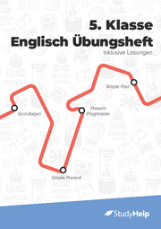 Cover von 5. Klasse Englisch Übungsheft (Workbook)