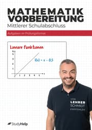 Cover von Mathe-Abschlussprüfung - Dein Trainingsheft mit Prüfungsaufgaben & Lösungen