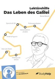 Cover von Lektürehilfe zu Das Leben des Galilei - Bertolt Brecht