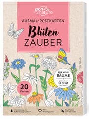 Cover von Ausmal-Postkarten Blütenzauber