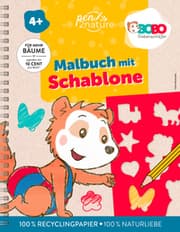 Cover von Bobo Siebenschläfer Malbuch mit Schablone