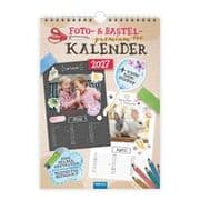 Cover von Foto- und Bastelkalender Premium A4 2027 mit vielen Stickern