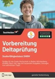 Cover von Vorbereitung Deltaprüfung/Studierfähigkeitstest DHBW