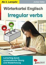 Cover von Wörterkartei English Irregular verbs