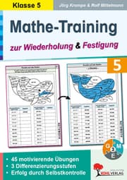 Cover von Mathe-Training zur Wiederholung und Festigung / Klasse 5