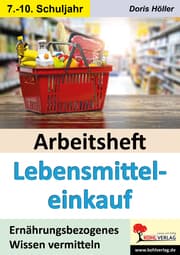 Cover von Arbeitsheft Lebensmitteleinkauf