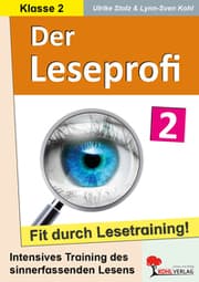 Cover von Der Leseprofi - Fit durch Lesetraining - Klasse 2