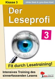 Cover von Der Leseprofi - Fit durch Lesetraining - Klasse 3