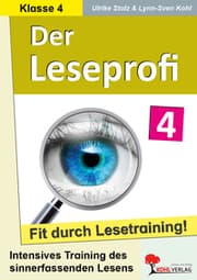 Cover von Der Leseprofi - Fit durch Lesetraining - Klasse 4
