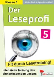 Cover von Der Leseprofi - Fit durch Lesetraining - Klasse 5