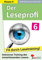 Cover von Der Leseprofi - Fit durch Lesetraining - Klasse 6