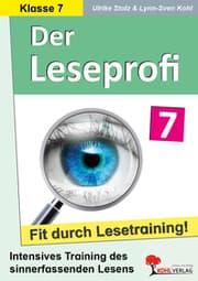 Cover von Der Leseprofi - Fit durch Lesetraining - Klasse 7