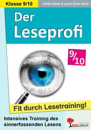 Cover von Der Leseprofi - Fit durch Lesetraining - Klasse 9-10