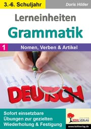 Cover von Lerneinheiten Grammatik / Band 1: Nomen, Verben und Artikel