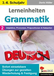 Cover von Lerneinheiten Grammatik / Band 2: Adjektive, Pronomen, Präpositionen und Satzarten