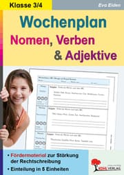 Cover von Wochenplan Nomen, Verben und Adjektive