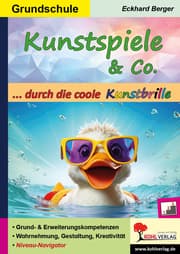 Cover von Kunstspiele und Co. ... durch die coole Kunstbrille