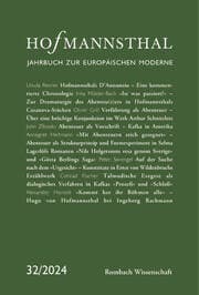 Cover von Hofmannsthal