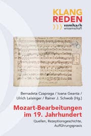 Cover von Mozart-Bearbeitungen im 19. Jahrhundert