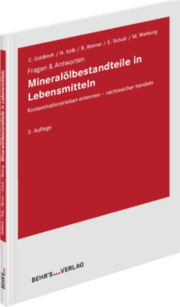 Cover von Mineralölbestandteile in Lebensmitteln