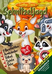 Cover von Waldtier Schnitzeljagd Kindergeburtstag zum Sofort Starten