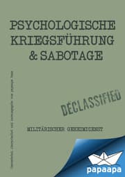 Cover von Handbuch - Psychologische Kriegsführung und Sabotage