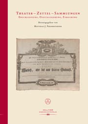 Cover von Theater - Zettel - Sammlungen