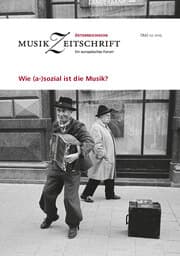 Cover von Wie (a-)sozial ist die Musik?