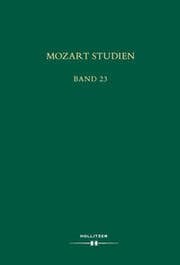 Cover von Mozart Studien Band 23