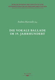Cover von Die vokale Ballade im 19. Jahrhundert