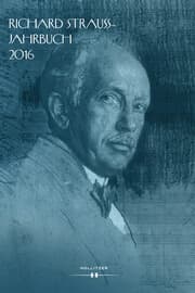 Cover von Richard Strauss-Jahrbuch 2016