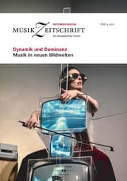 Cover von Dynamik und Dominanz - Musik in neuen Bildwelten