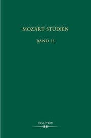 Cover von Mozart Studien Band 25