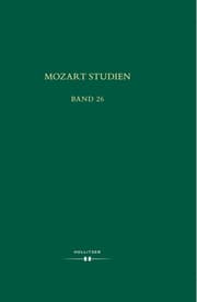 Cover von Mozart Studien Band 26