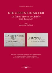 Cover von Die Operneinakter 'La Lotta d'Hercole con Acheloo' und 'Baccanali' von Agostino Steffani