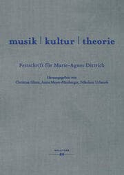 Cover von musik - kultur - theorie