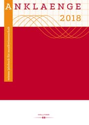 Cover von ANKLAENGE 2018