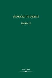 Cover von Mozart Studien Band 27