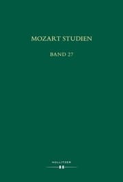 Cover von Mozart Studien Band 27