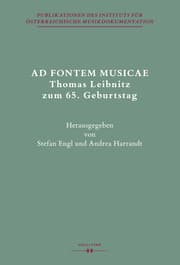 Cover von AD FONTEM MUSICAE