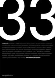 Cover von 33 Interviews zur Architektur