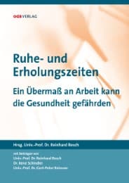 Cover von Ruhe- und Erholungszeiten