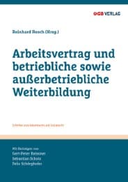 Cover von Arbeitsvertrag und betriebliche sowie außerbetriebliche Weiterbildung