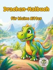 Cover von Drachen-Malbuch für kleine Ritter