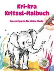 Cover von Kri-kra Kritzel-Malbuch - Große Bilder für kleine Hände