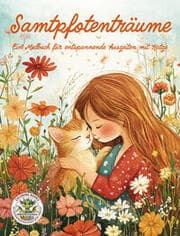 Cover von Samtpfotenträume - Ein Malbuch für entspannende Auszeiten mit Katze