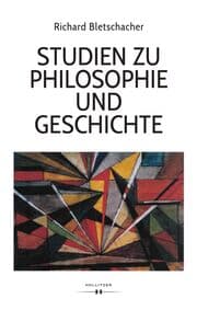 Cover von Studien zu Philosophie und Geschichte